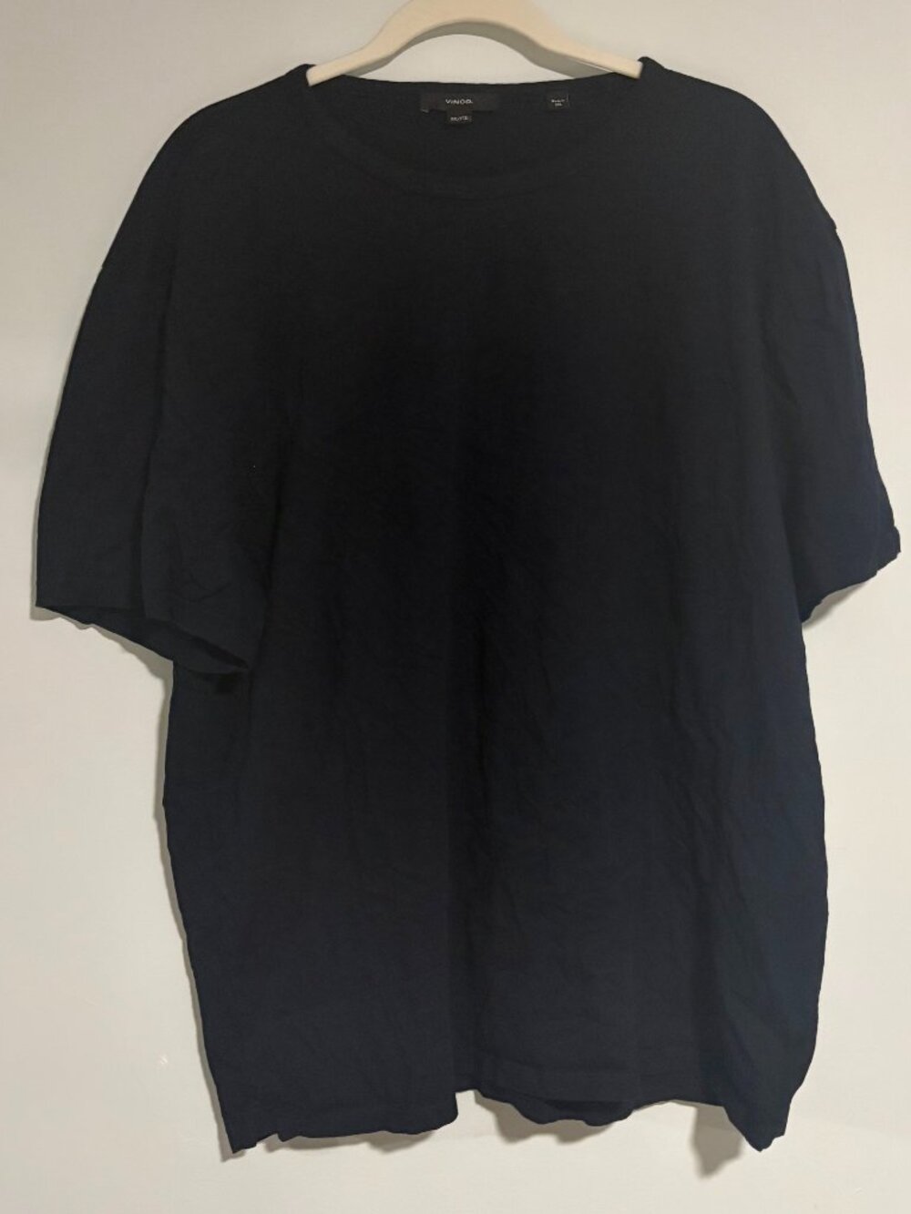 Vince Men’s XXL Navy Blue Crewneck T-Shirt Made in USA